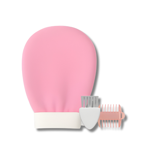 Elva handske - Eksfolierende handske, Kam og børste